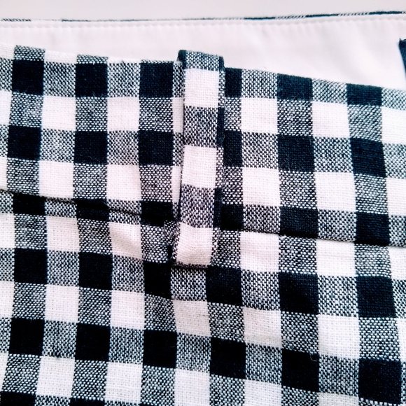 J. CREW Gingham linen-cotton Holland Pant Size 6 - Picture 9 of 16